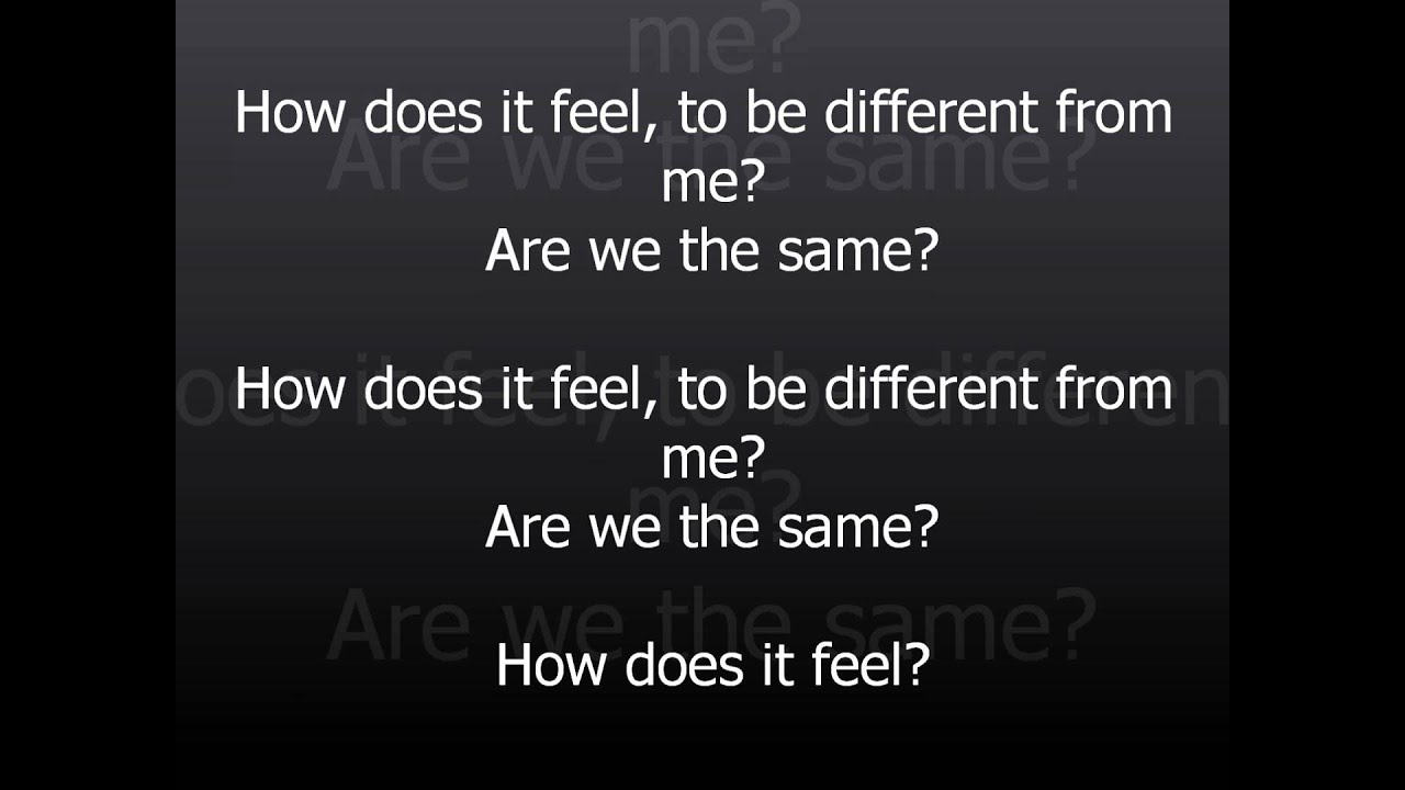 Avril Lavigne How Does It Feel (Lyrics on Screen)
