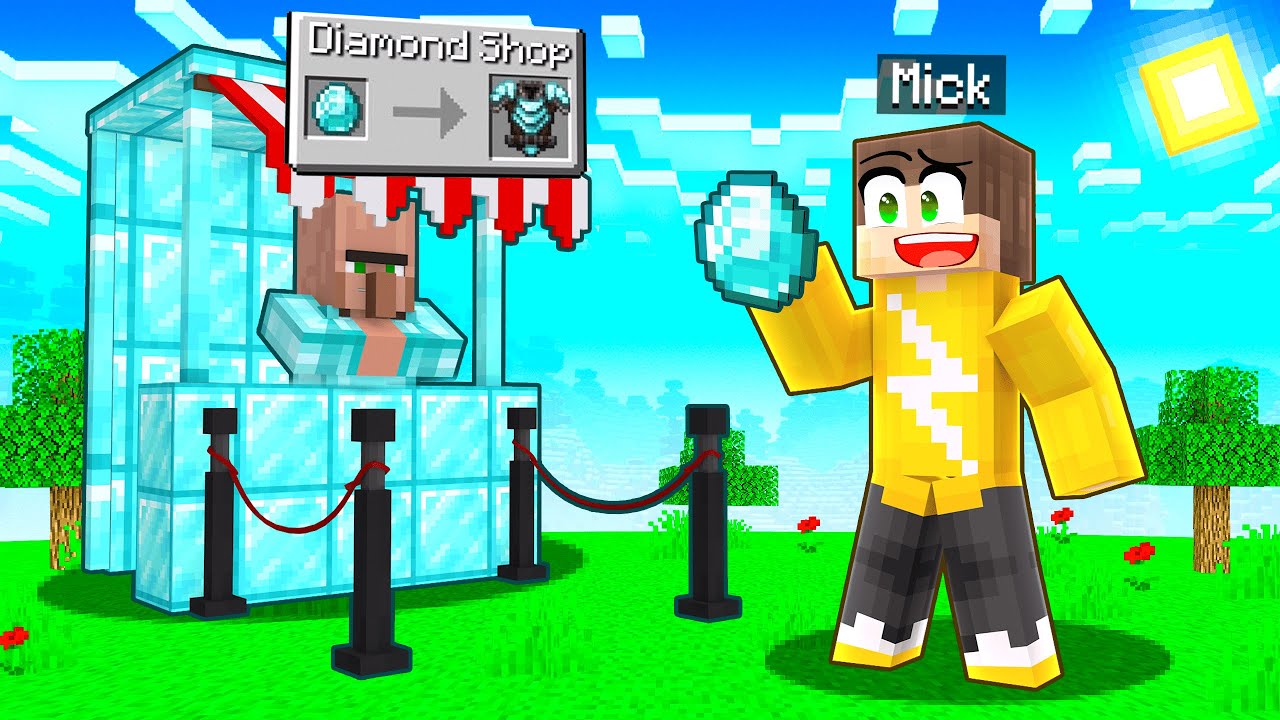 Minecraft, Maar Je Kunt Diamond Items Kopen!