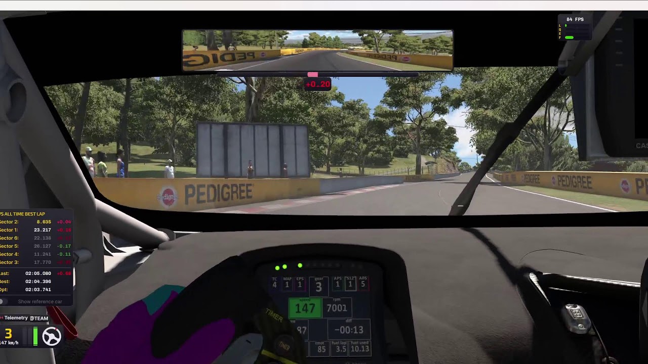 iracing - 12h Bathurst Testsession 2
