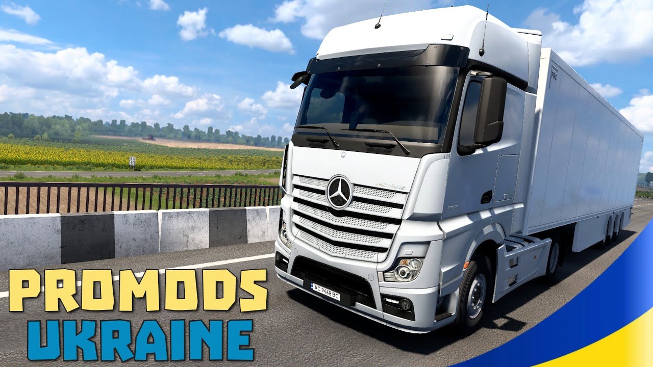 Мапа України у Euro Truck Simulator 2! Як встановити мод? Як завантажити? ProMods Ukraine