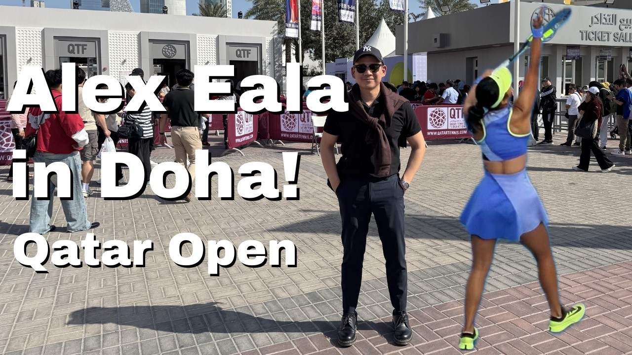 Alex Eala in Doha, Qatar