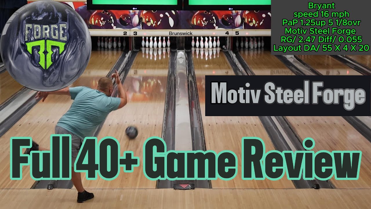 Does our opinion change after 40+ games? Motiv Steel Forge // full Bowling ball review! // 2025 //4k