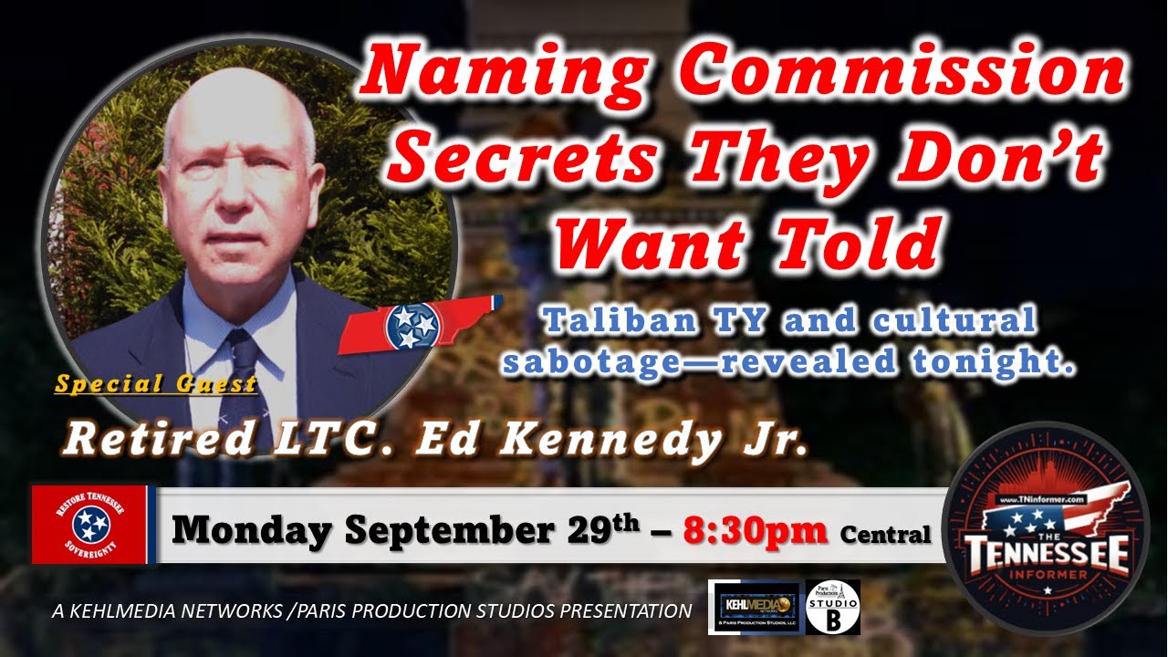 Naming Commission Secrets They Don&rsquo;t Want Told-Taliban TY and cultural sabotage&mdash;revealed tonight.