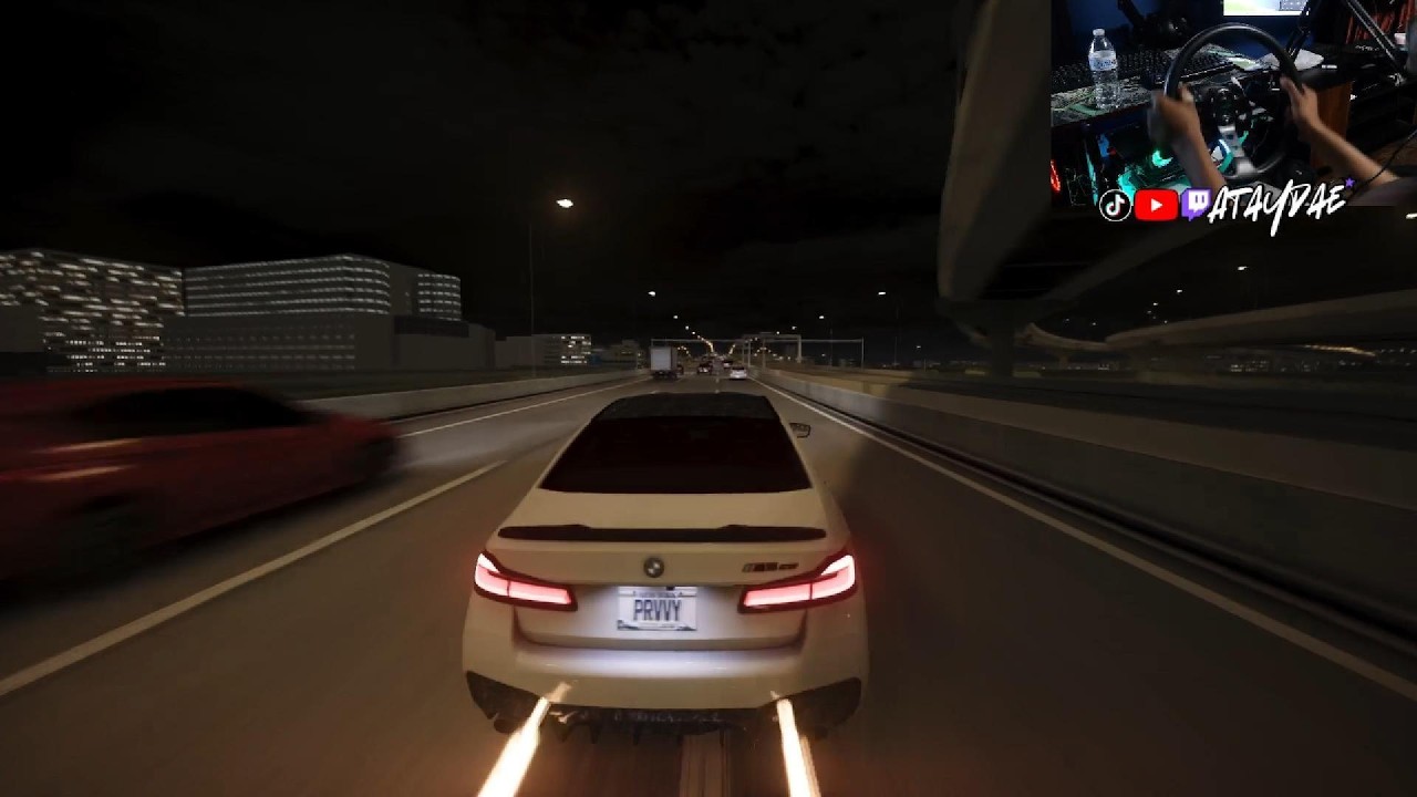 M5CS Moving Thru Traffic Crazy 😲 - Wheel Gameplay - Pushing P