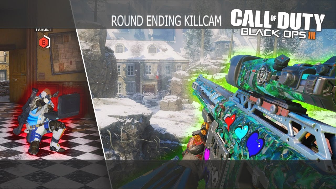 *HE HIT A GLITCH TRICKSHOT UNSETUP!* (BO3 Trickshotting & Game chat Funny Moments)