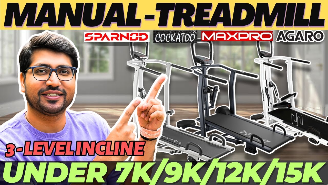Best Manual Treadmill For Running & Walking⚡Manual Treadmil⚡Best Treadmill Under 15000 India