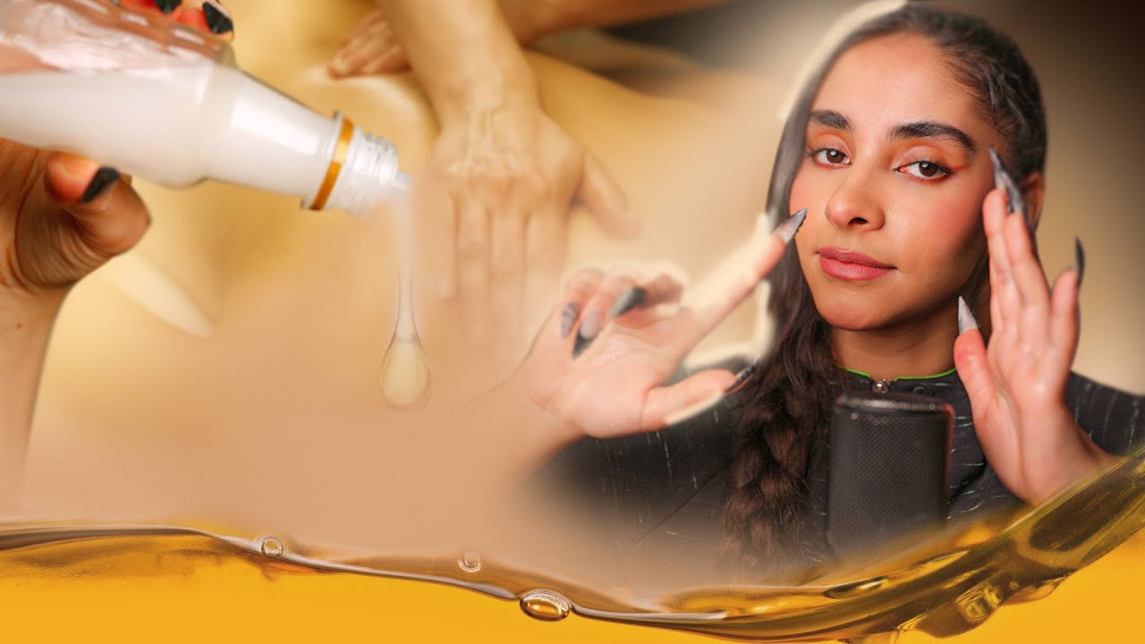 ای اس ام آر فارسی | دختری که با روغن ماساژت میده😌💤