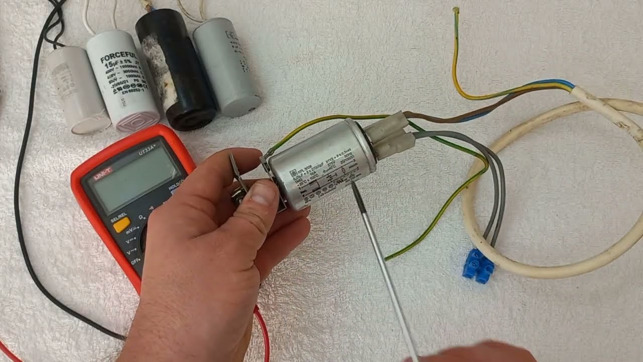Çamaşır makinesi / Bulaşık makinesi Parazit filtresi ( Kondansatör / Capasitör) ölçümü