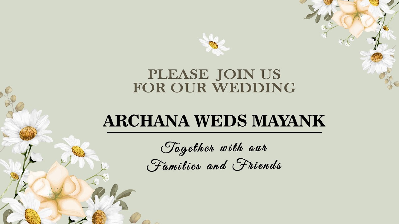 ARCHANA WEDS MAYANK WEDDING CEREMONY