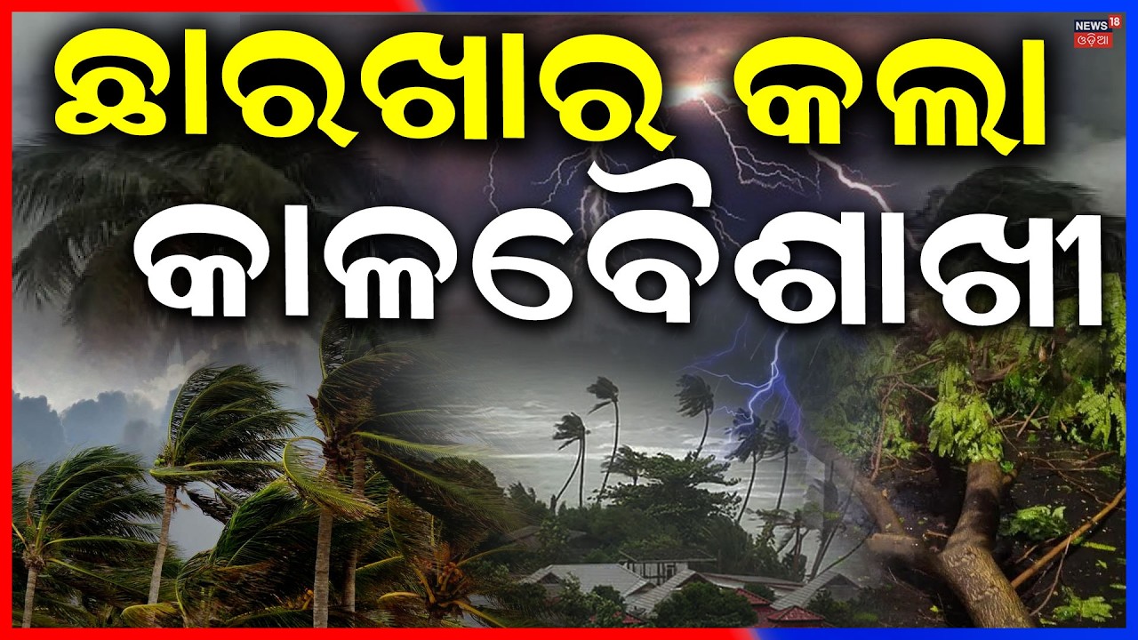 ଛାରଖାର କଲା କାଳବୈଶାଖୀର ପ୍ରଥମ ବର୍ଷା | Bhubaneswar Rain News | Heavy Rainfall in Bhubaneswar |Odia News