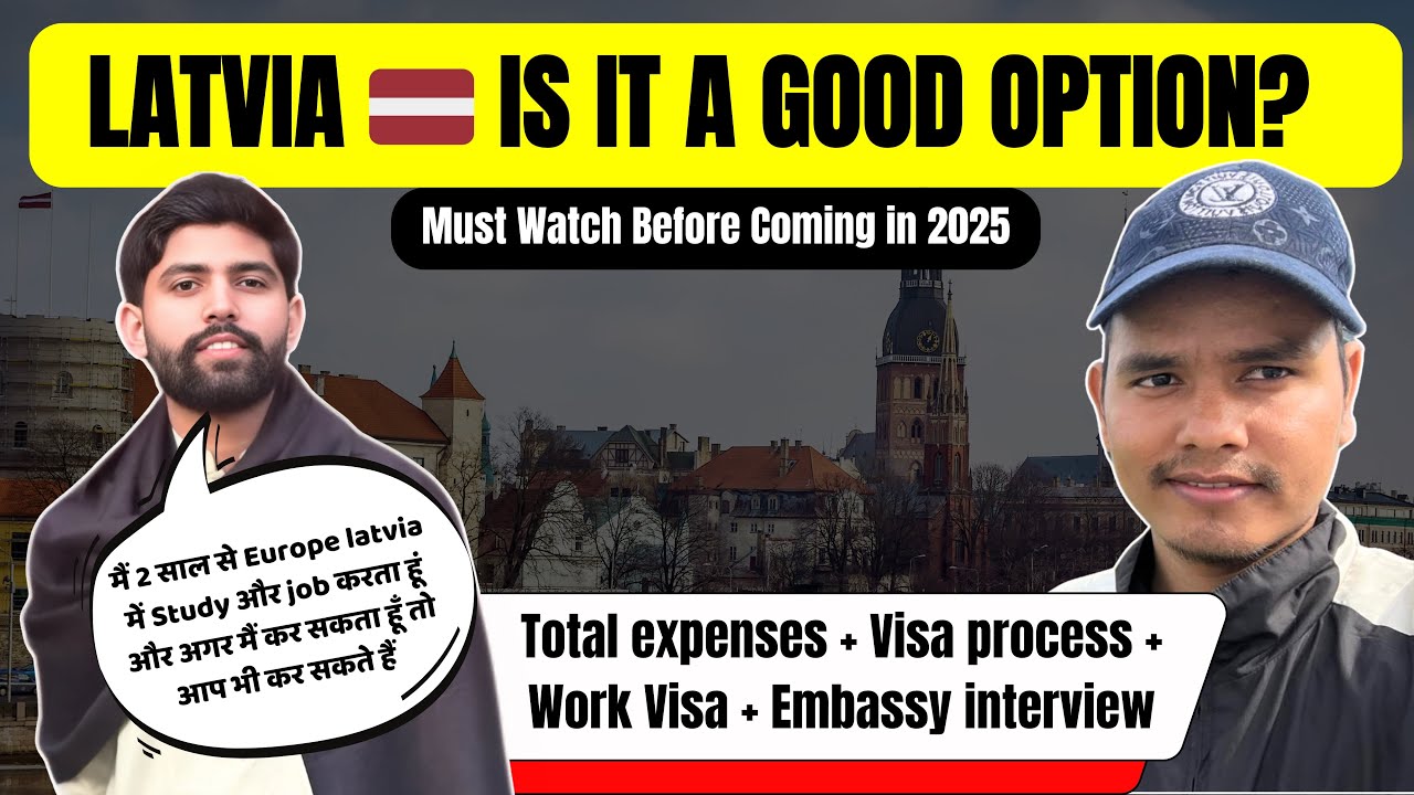 Latvia 🇱🇻  Sad Reality of students + study Visa +work permit + living cost + expenses #travel #vlog