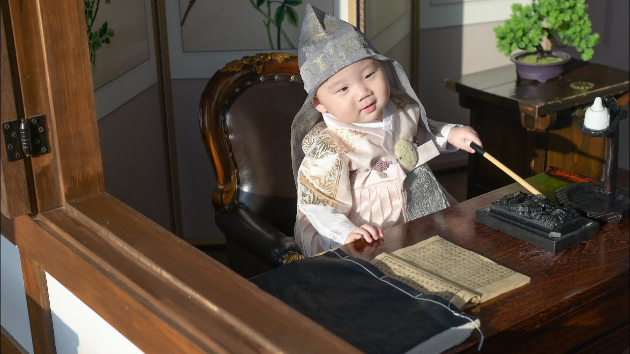 엄마가 직접만든 돌기념 성장동영상👶🏻 | 넘이쁜 아들기록