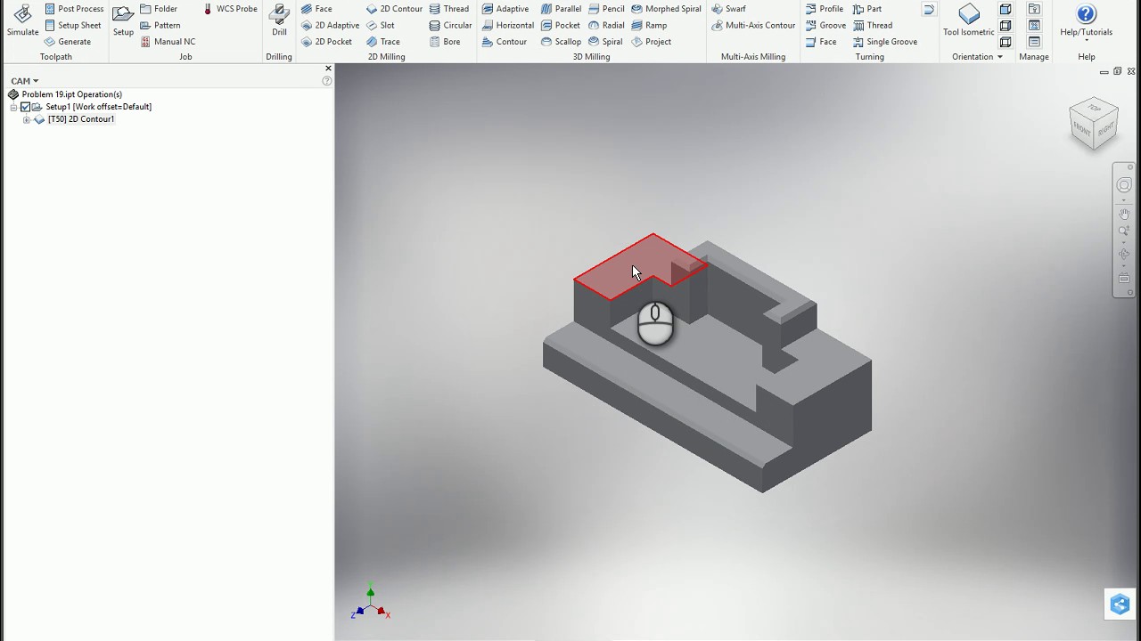 Autodesk Inventor HSM - Chamfering