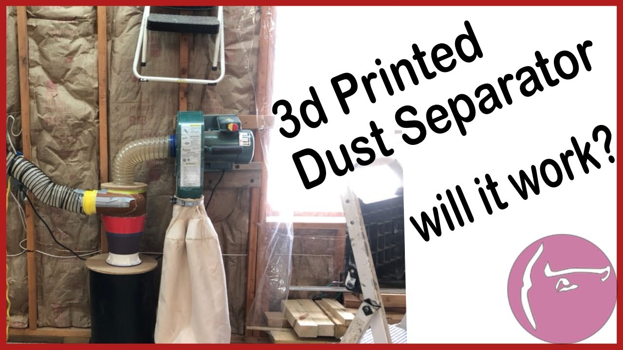 3D Printed Dust Separator! Test install.