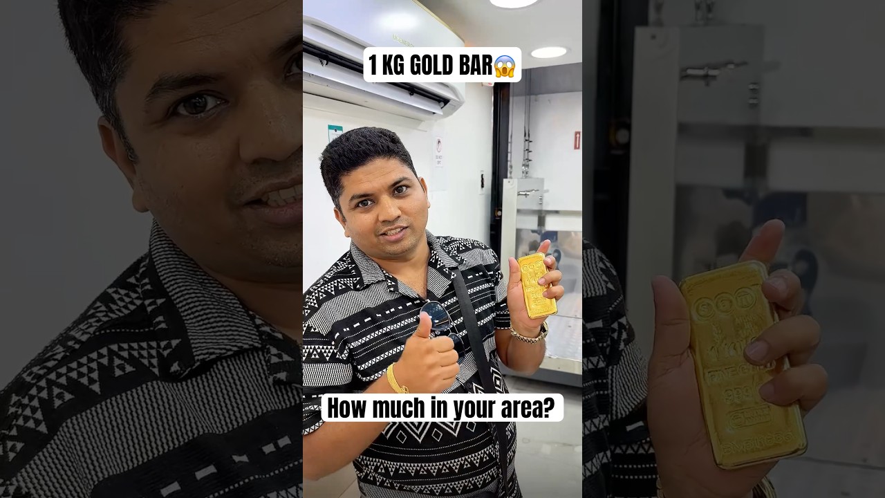 1 KG GOLD BAR😱 #dubai #gold #viralshort #youtube