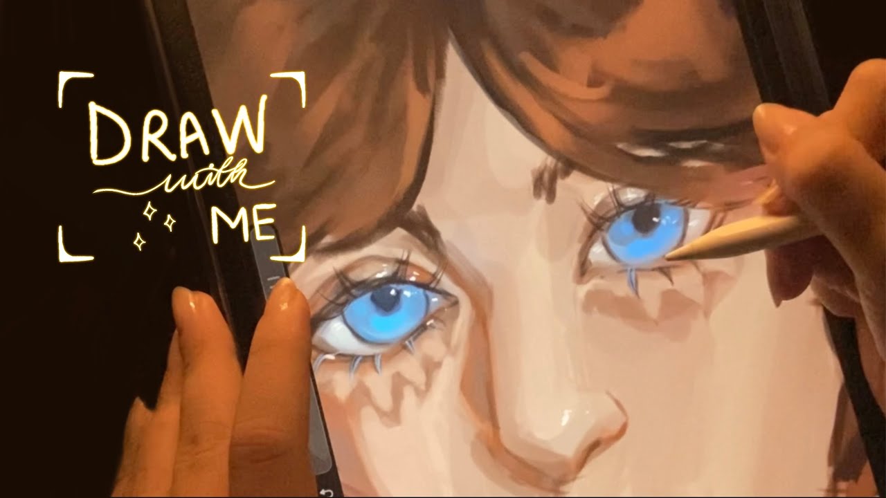 draw with me an oc ✨ on procreate + lo-fi music