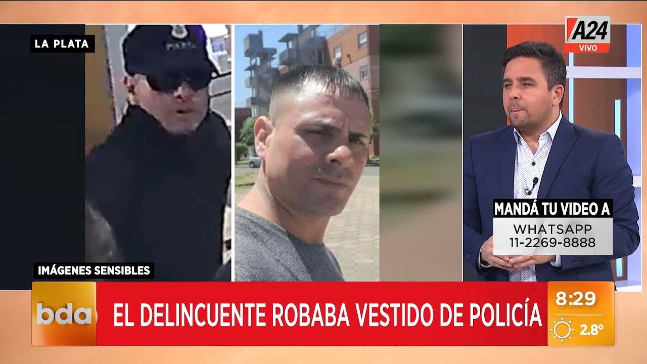 🚨 EXCLUSIVO: La historia del delincuente que salía a robar vestido de policía