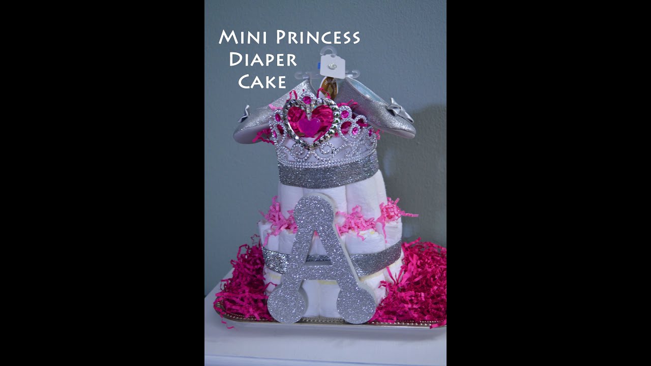 Tutorial: Princess Mini Diaper Cake