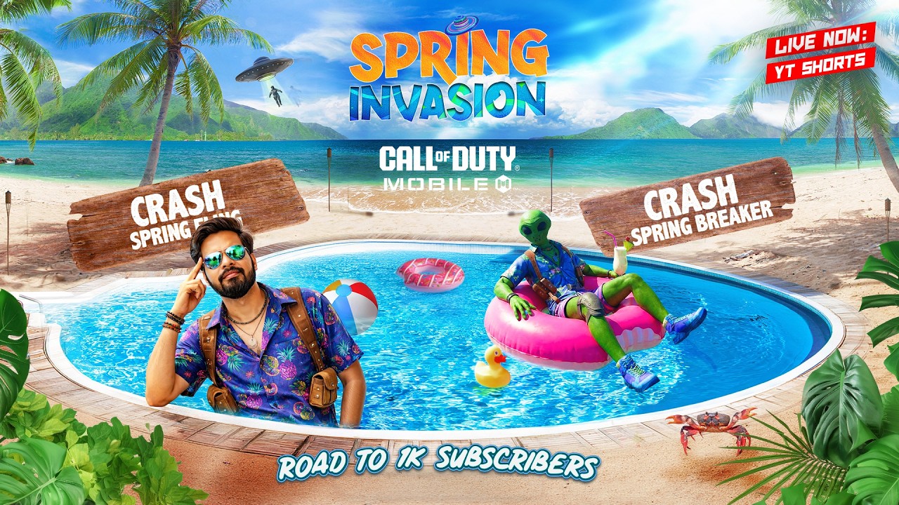 LIVE NOW 🔴 Chill Vibes but Deadly Aim 🌴 CODM Spring Invasion 🔥 | Shorts