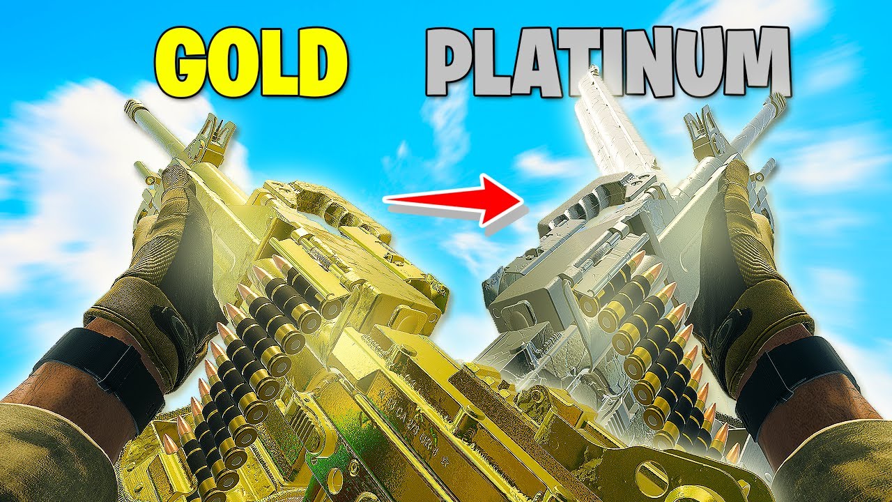 Modern Warfare 2: FULL GOLD CAMO LMG GUIDE! (How to Unlock Gold & Platinum Camo in MW2)