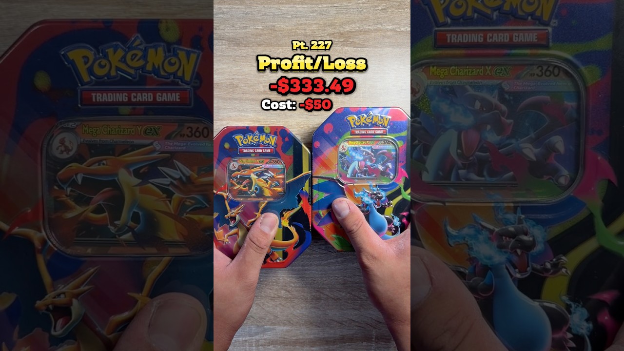 Mega Charizard X and Y Tin Pack Opening! (Pt. 227) Channel Profit/Loss Series #pokemontcg
