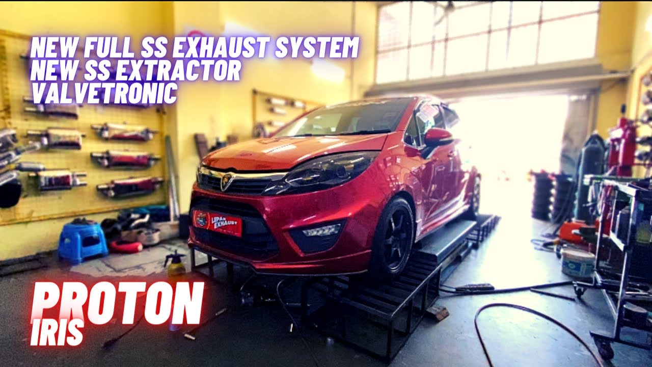 New Full SS Exhaust System, New SS Extractor & Valvetronic | PROTON IRIS
