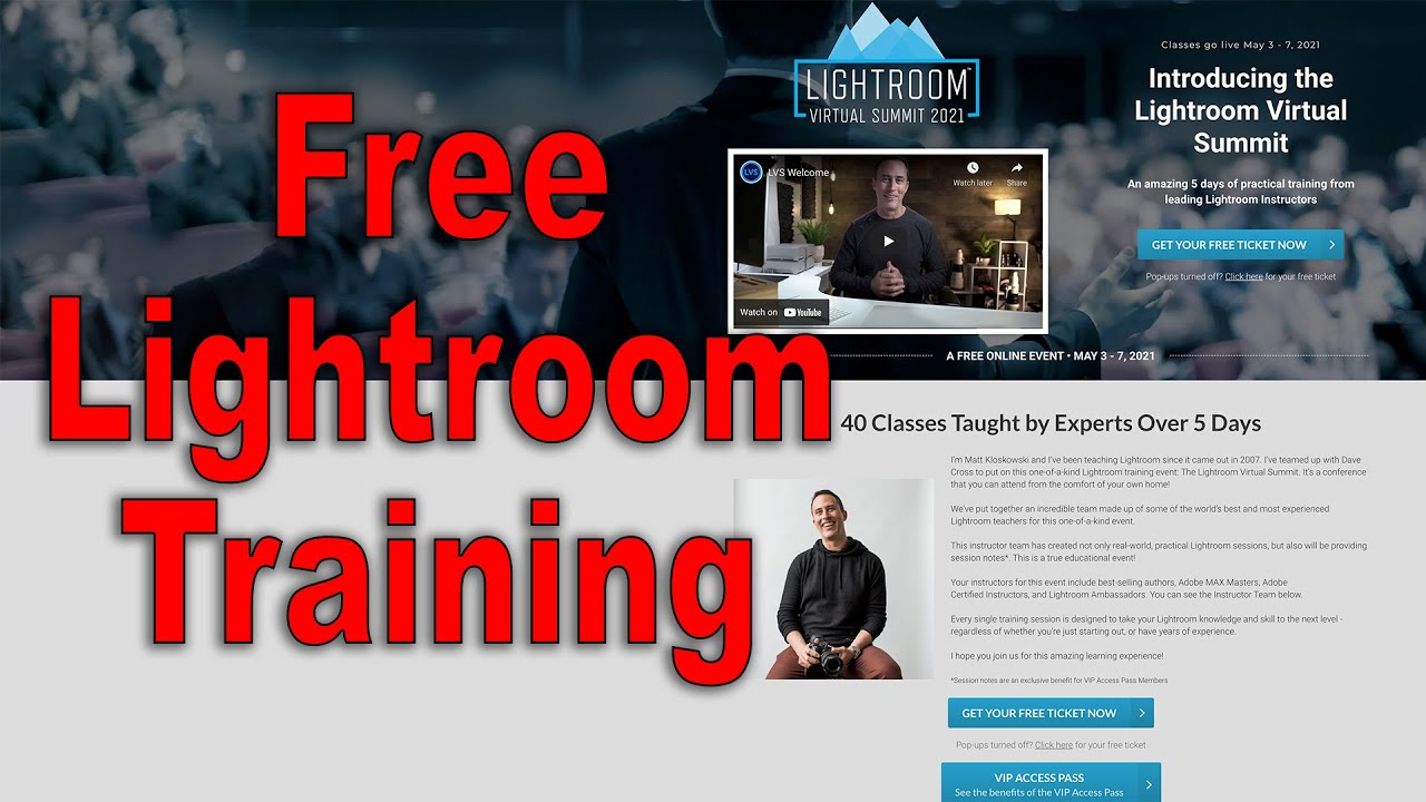 FREE Lightroom Virtual Summit 2021