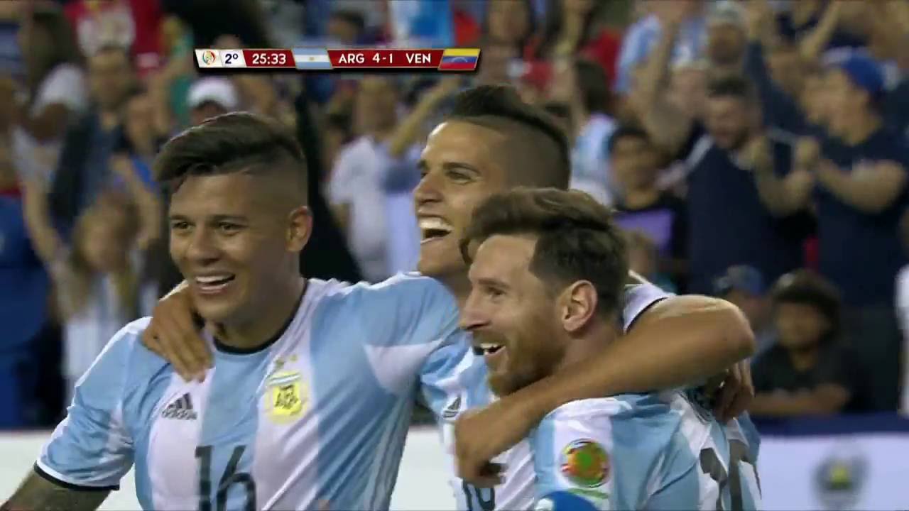 Melhores Momentos Argentina 4 x 1 Venezuela Copa América 2016