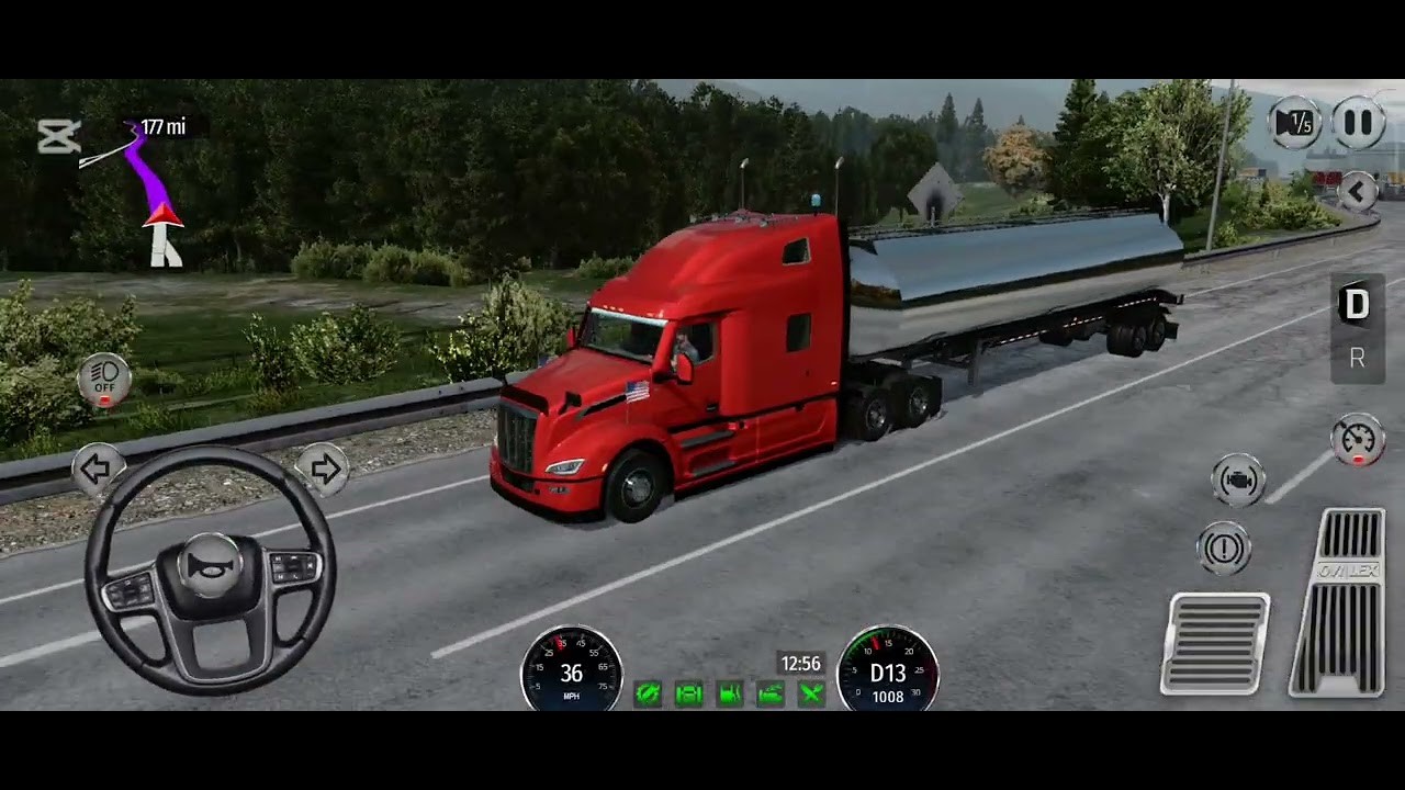 Arkadaşlar bugün sizlerle birlikte truck driver evo oynadık