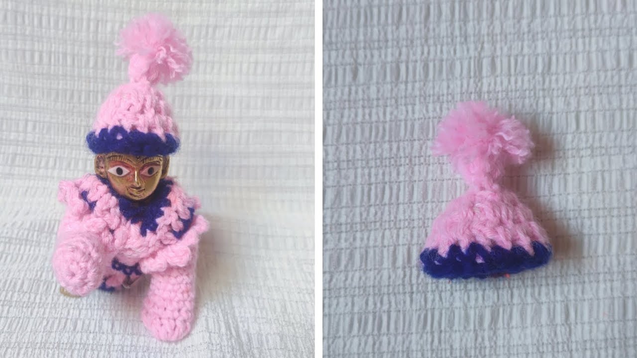 Laddu Gopal Cap Crotchet #diy 🧶🪡