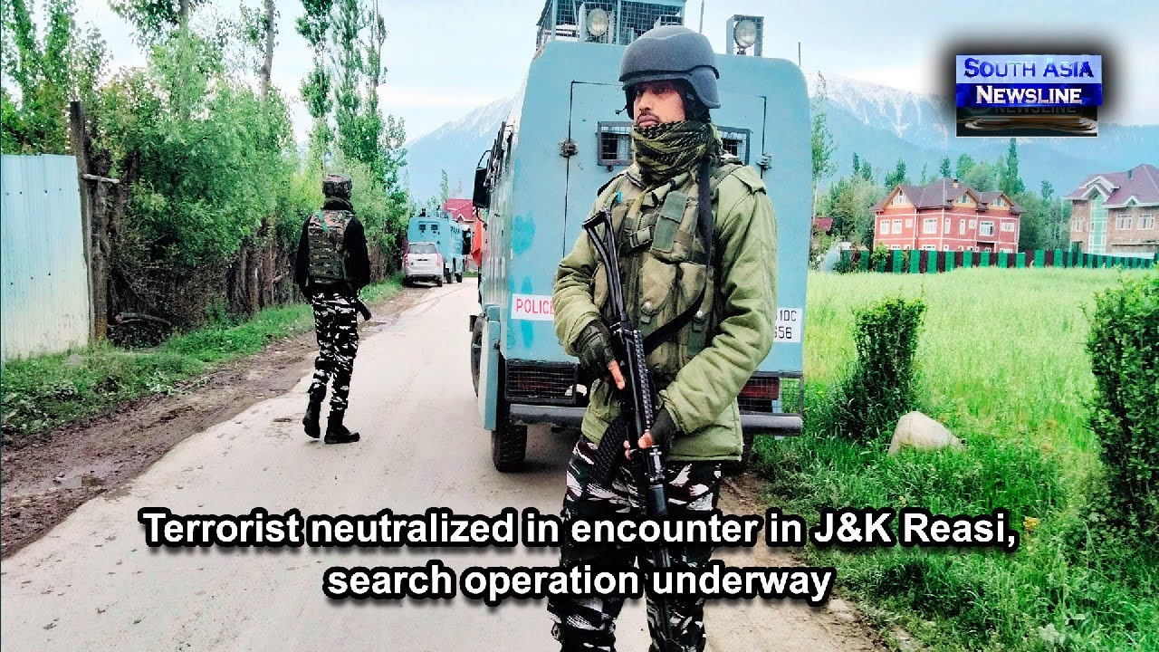 Terrorist neutralized in encounter in J-K Reasi, search operation underway