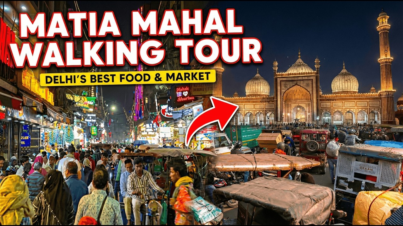 Matia Mahal  - Old Dehli | India 🇮🇳 | Walking Tour
