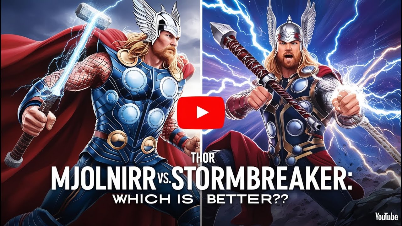 Stormbreaker vs. Mjolnir: Which is Thor’s Ultimate Weapon? ⚡ 