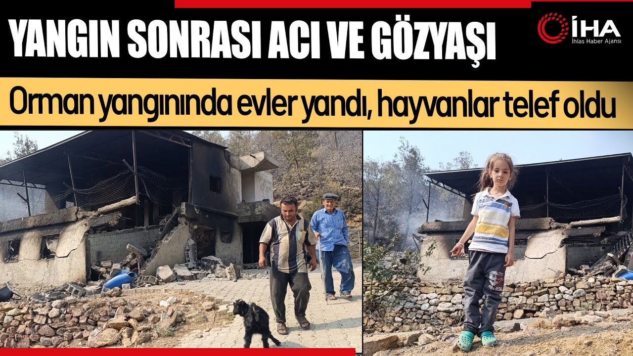 “Her Şeyim Yandı”: Silifke’de Yangın Sonrası Acı ve Gözyaşı!