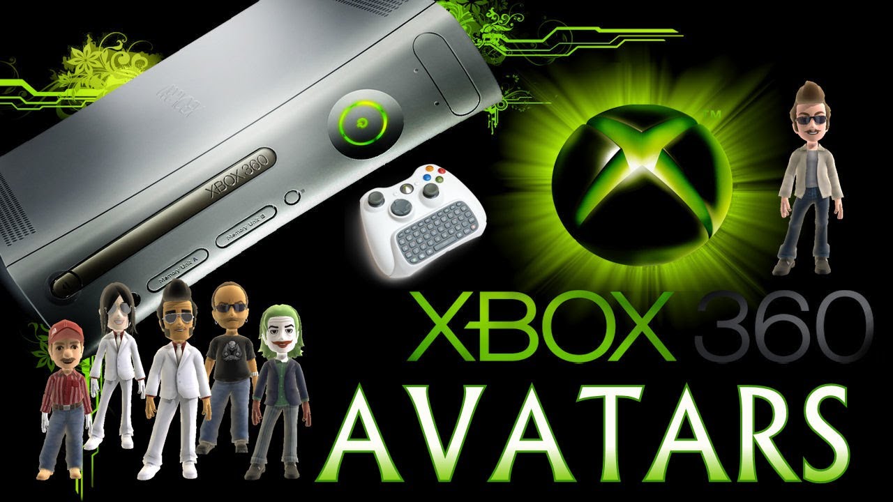 XBOX 360 'Avatar Creator' / Avatar Store Items... spanning the 360's life-cycle