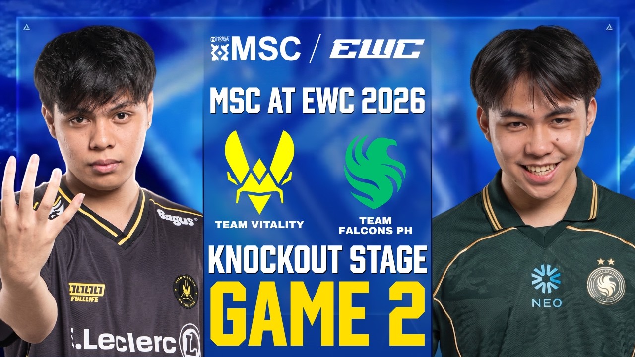 [GAME 2] TEAM VITALITY vs TEAM FALCONS PH MSC AT EWC 2026 KNOCKOUT STAGE | VIT vs FLCN