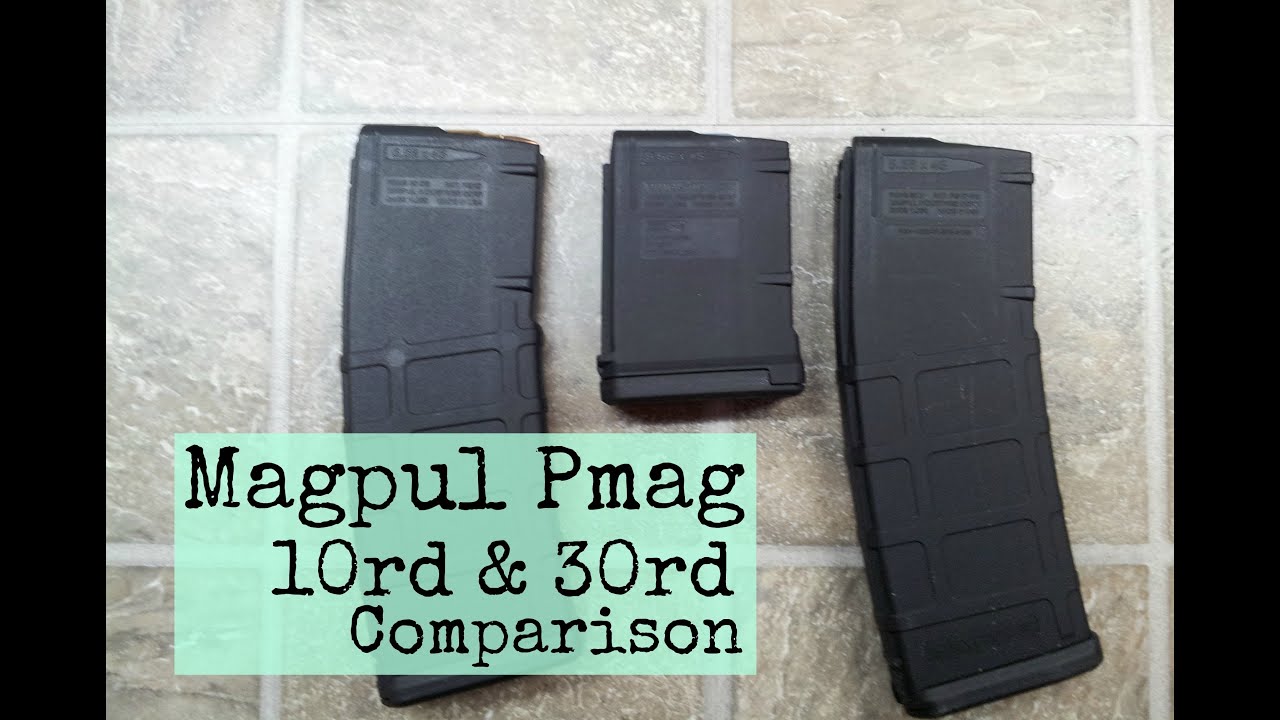 Magpul Pmag 10rd & 30rd Comparison