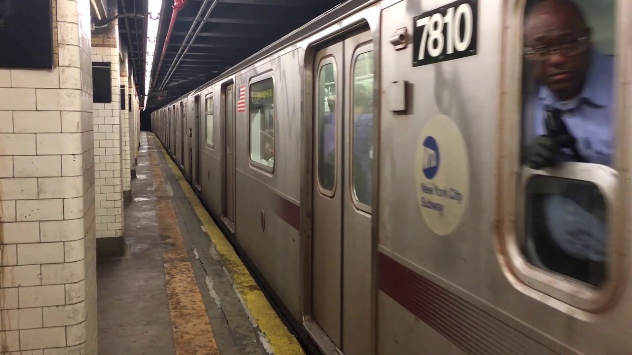 IRT Jerome Avenue Line: R142/A (4) and (5) Train action at 138th Street-Grand Concourse