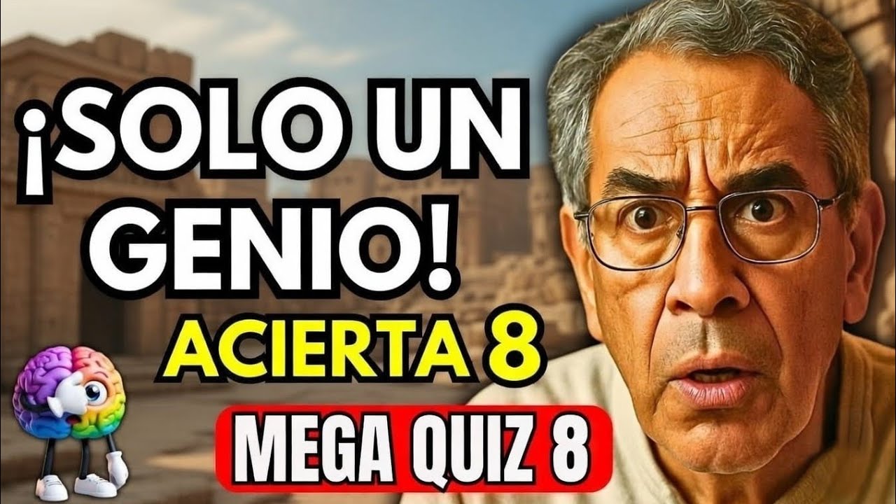 ¡Solo un Genio! Mega Quiz 8 – Acierta 8 y Demuestra tu Sabiduría 🧠