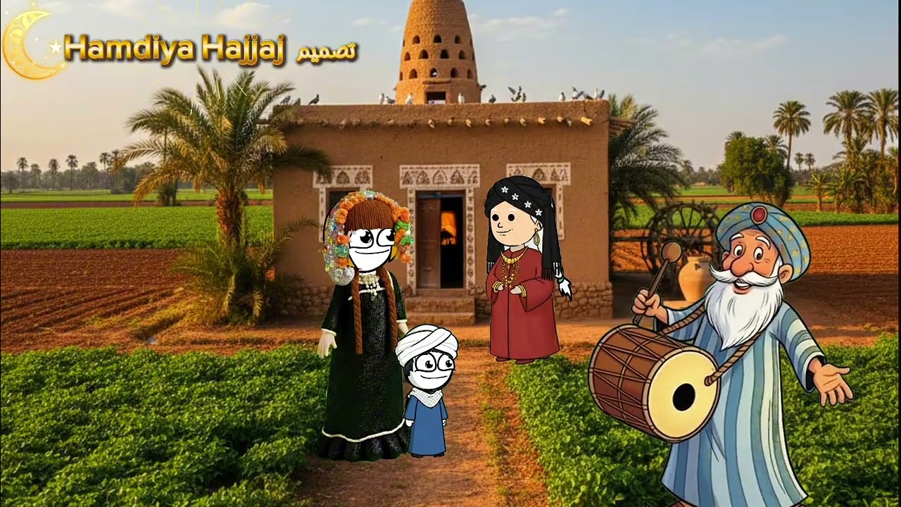 فوزير سعاد وصالح (المسحراتى) الحلقه الخامسة /الزواج فى الصعيد 