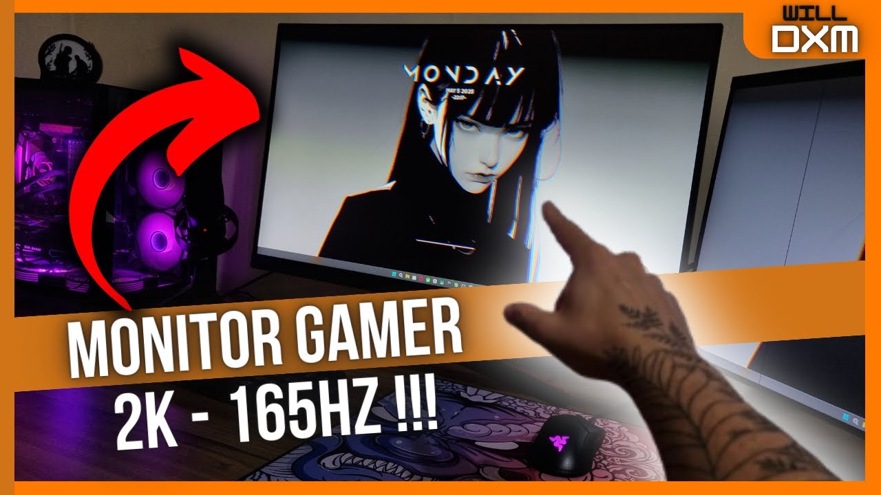 Esse monitor me SURPREENDEU POSITIVAMENTE!!! Review Monitor LG ULTRAGEAR 32GN600 32p 2K 165Hz