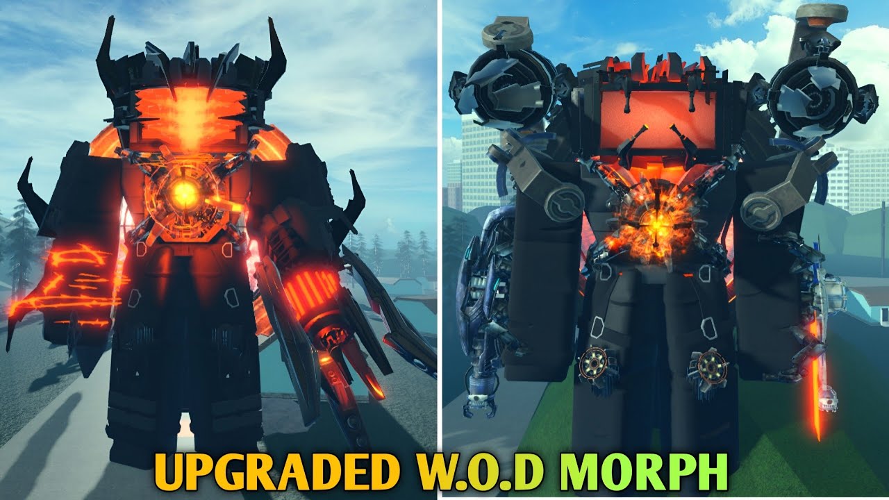 New UPGRADED WOD Morph New Animation + New Insert Code In TOILET WORLD ROLEPLAY 2 