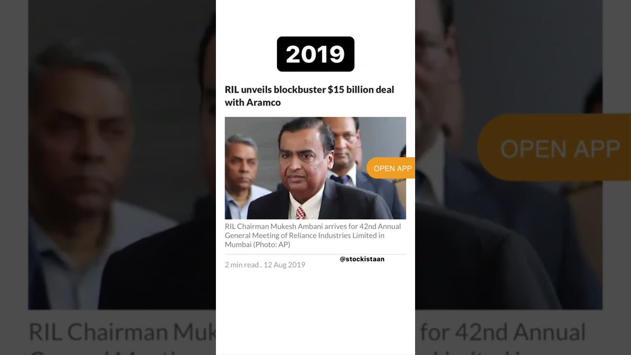 Reliance - Aramco Deal