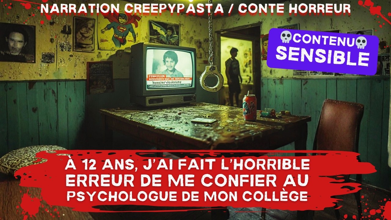 Creepypasta FR - À 12 ans, j’ai fait l’horrible erreur de me confier au psychologue de mon collège