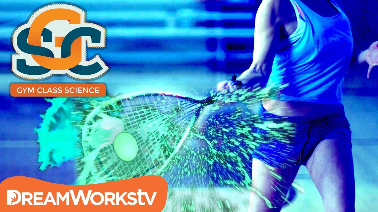Racquetball with Glow in the Dark Eggs | GYM CLASS SCIENCE