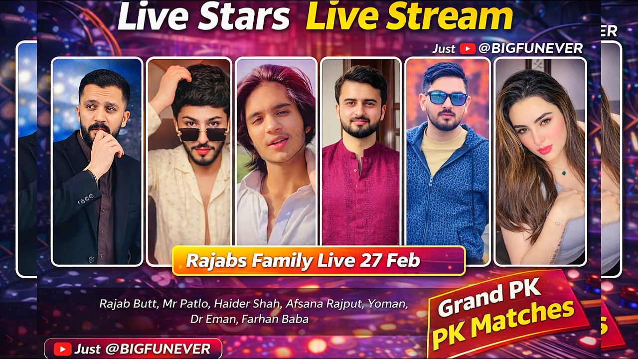 #LIVE STARS LIVE STREAM GRAND PK MARCHES RAJAB FAMILY MR PATTLO DR EMAN ALI 27 FEBl