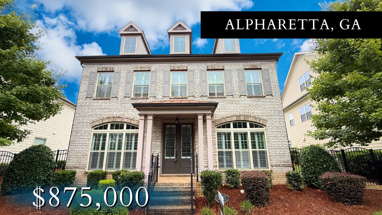 MUST SEE-  GORGEOUS 4 BEDROOM  HOME FOR SALE IN ALPHARETTA, GA!