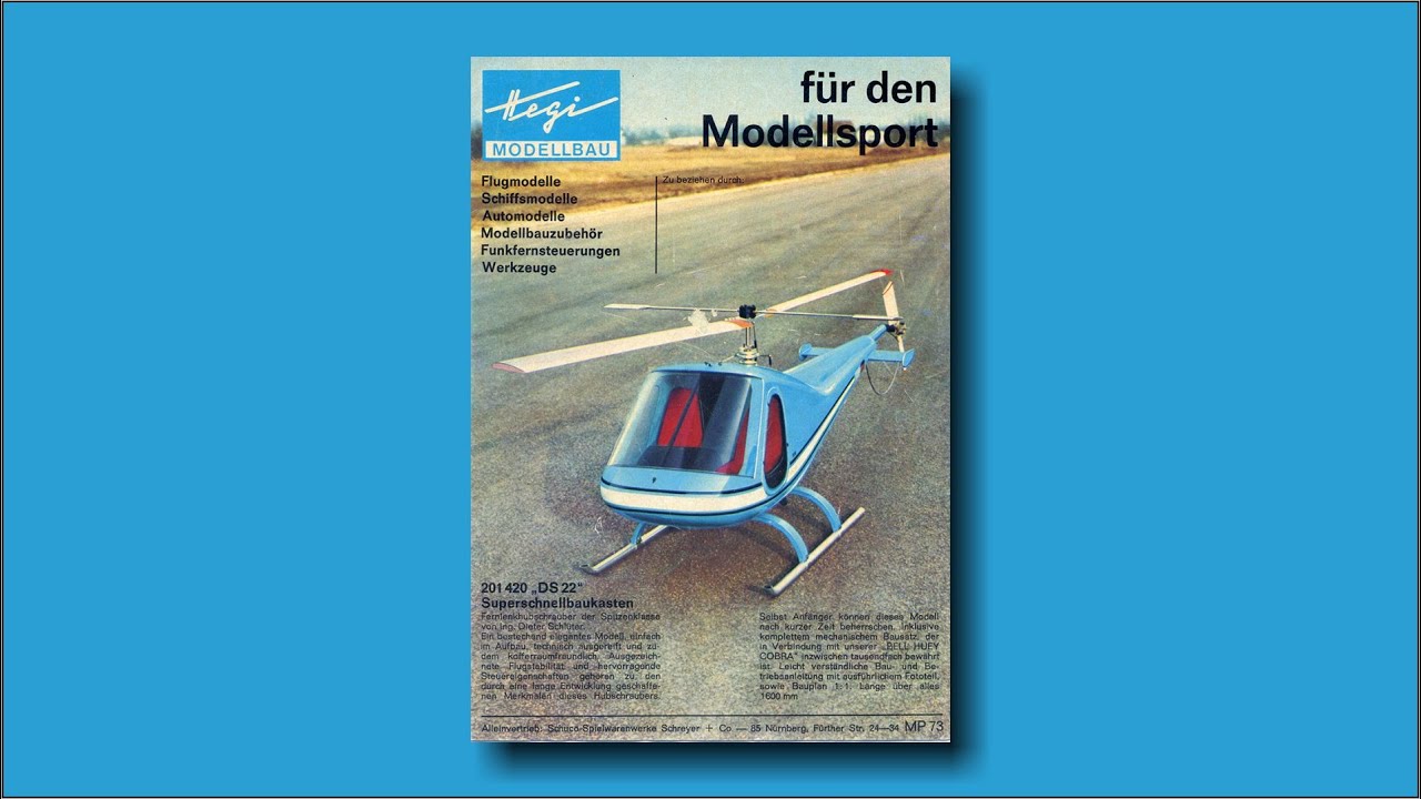 Hegi Modellbau Prospekt MP73 / kein Graupner