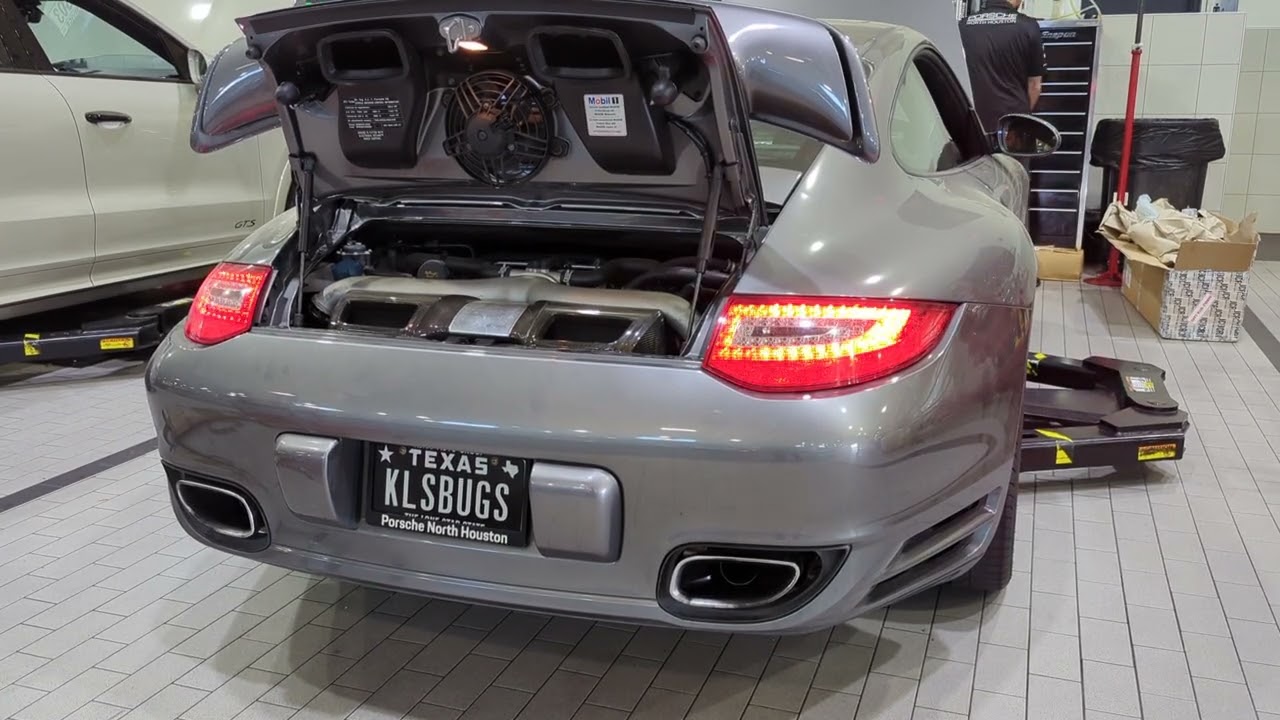 997.2 Turbo S JCR exhaust warm start, with a few revs