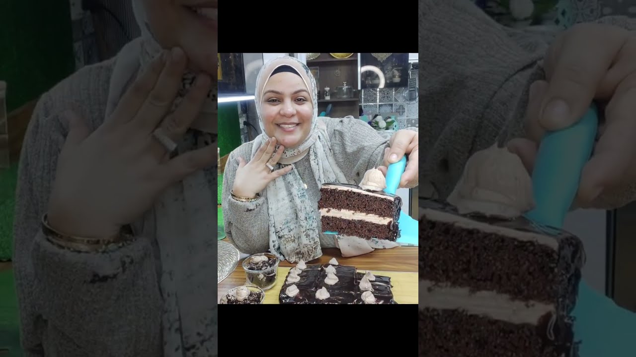 ببيضه واحده عملت دسته🙃على إييييه الدسته ب400جنيه #جاتوه #تورته #كيكه_الشوكولاته #حوريه_المطبخ
